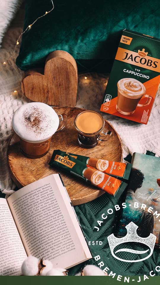 Jacobs Coffee Romance Scenario Relax with books